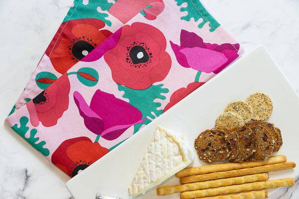 Tea Towel - Poppies TTP