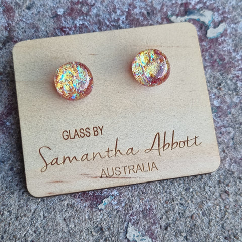 Earrings - Samantha Abbott Glass Studs - 1