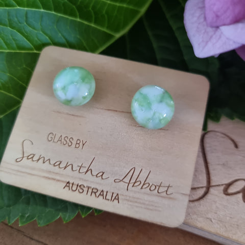 Earrings - Samantha Abbott Glass Studs - 83