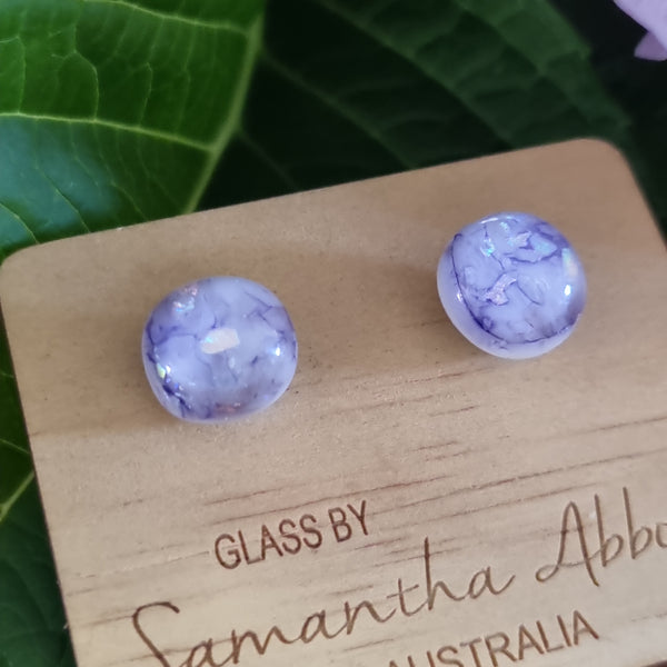 Earrings - Samantha Abbott Glass Studs - 80