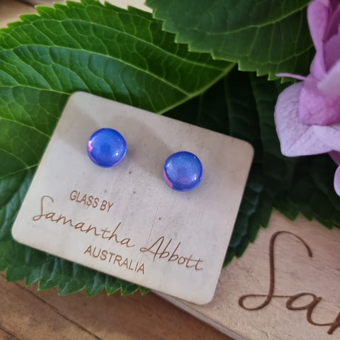 Earrings - Samantha Abbott Glass Studs - 21