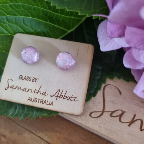 Earrings - Samantha Abbott Glass Studs - 61