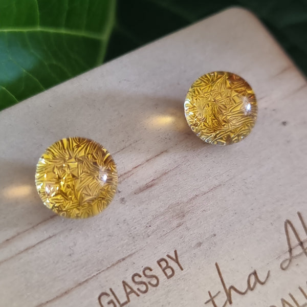 Earrings - Samantha Abbott Glass Studs - 17