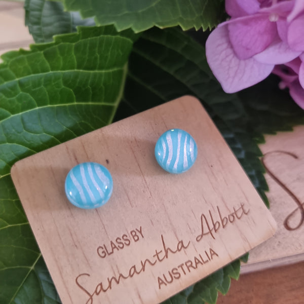 Earrings - Samantha Abbott Glass Studs - 46