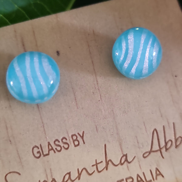 Earrings - Samantha Abbott Glass Studs - 46