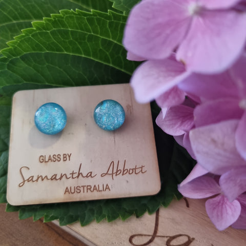 Earrings - Samantha Abbott Glass Studs -