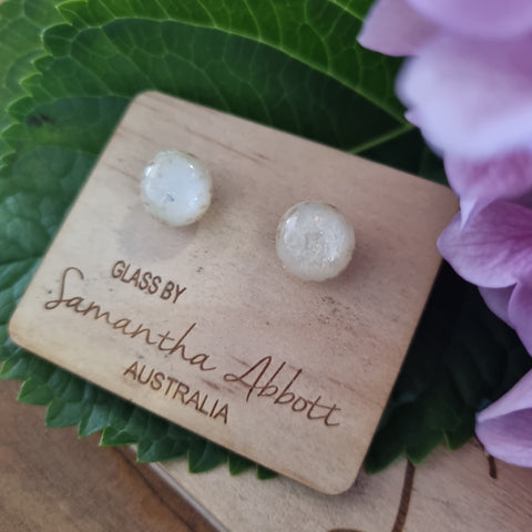 Earrings - Samantha Abbott Glass Studs - 14