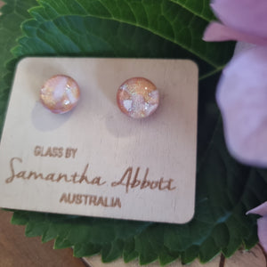 Earrings - Samantha Abbott Glass Studs - 7