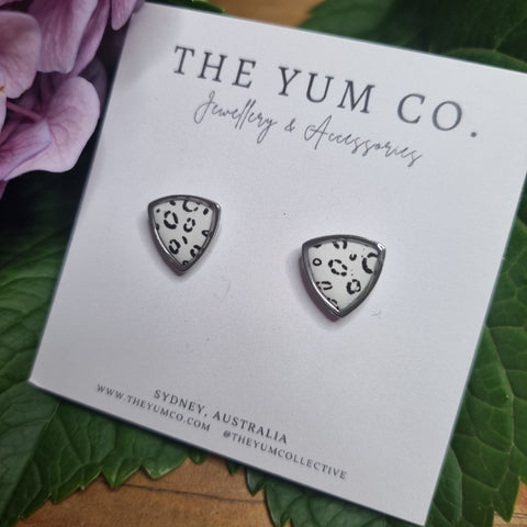 Earrings - The Yum Co. B&W YBW .