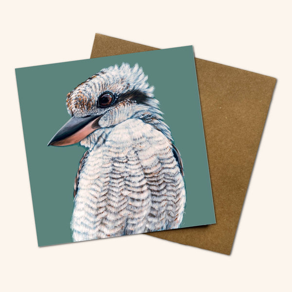 Maya the Kookaburra Greeting Card JMK 💚