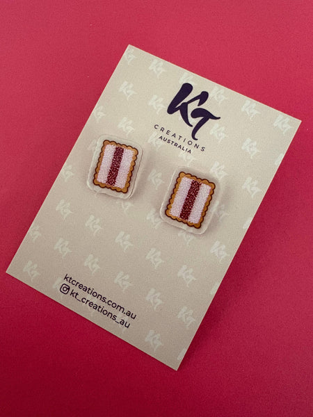 Iced vovo Acrylic stud Earrings - Australia Day earrings