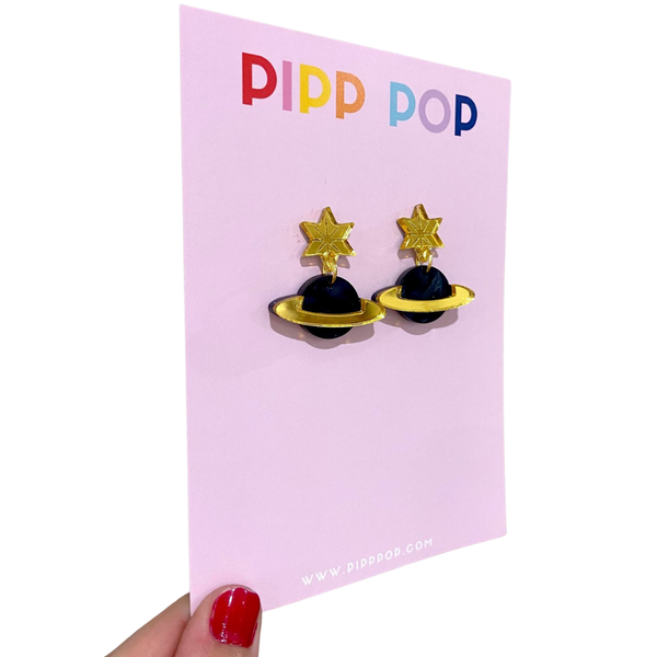 Planet Dangle Earrings PDE