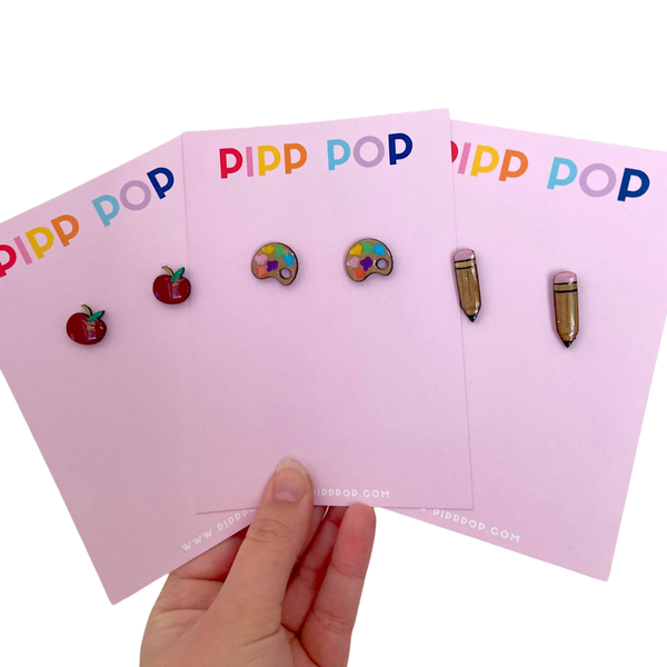 Earrings - Teacher Pencil Stud Earrings PPT