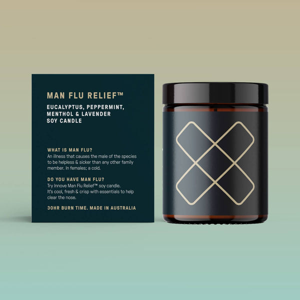 Candle - Man Flu Relief™ Soy Candle CMFR