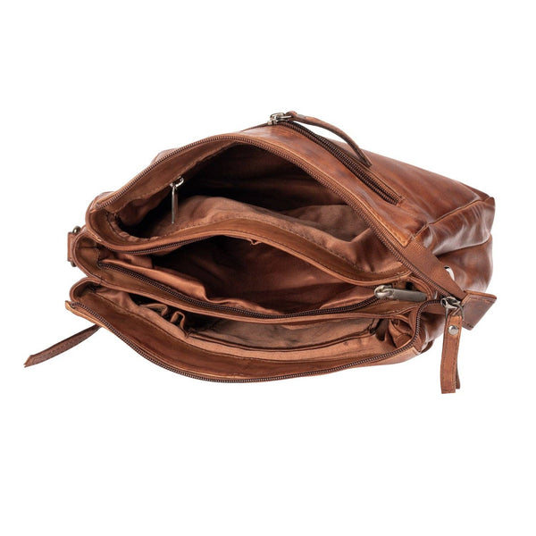 Greenwood Leather - Shoulder Bag June Cognac GWJC