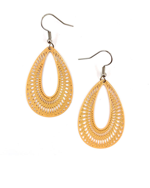 Earrings - Filigree Teardrop Dangles SBF 💚