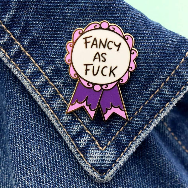 Jubly-Umph Lapel Pin - Fancy As Fuck Lapel Pin 💚
