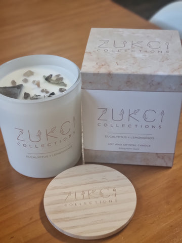 Candle - Zukci Collection - Clarity - Eucalyptus & Lemongrass ZCC