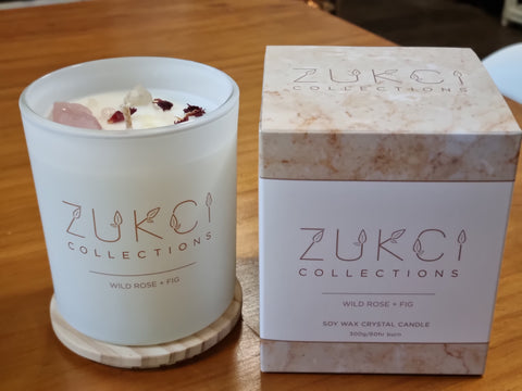 Candle - Zukci Collections - Friendship - Wild Rose & Fig - ZCF