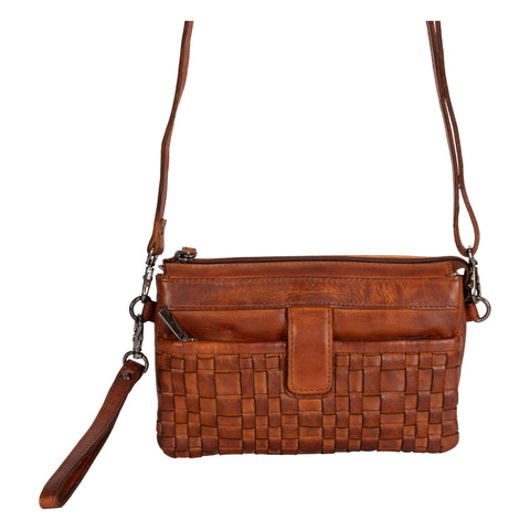 Greenwood Leather - Leather Phone Bag Cognac GLP