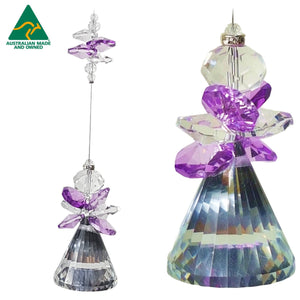 Angel Crystal Suncatcher- bell ball crystals ACS