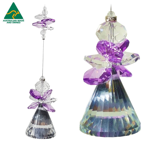 Angel Crystal Suncatcher- bell ball crystals ACS