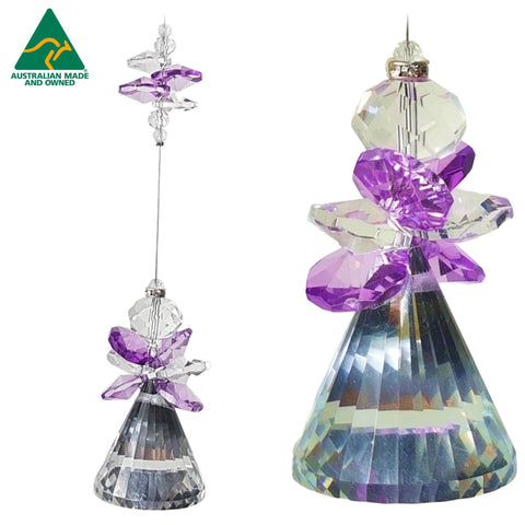 Angel Crystal Suncatcher- bell ball crystals ACS