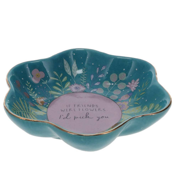 If Friends were Flowers, I'd Pick you Trinket Dish FTD