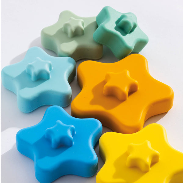 Playground Silicone Stacking Tower Star - Sorbet STS