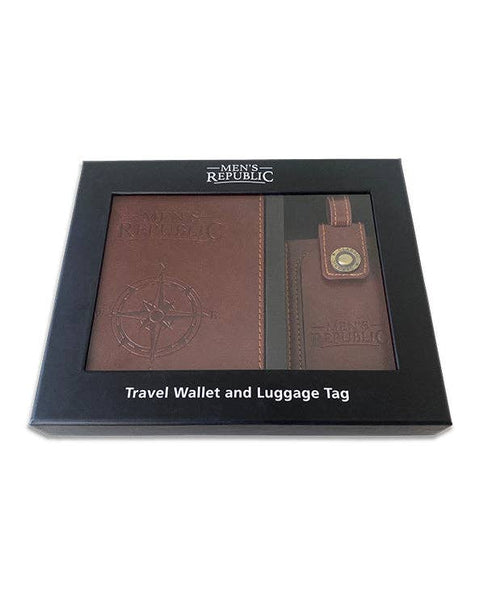 Men's Republic Travel Wallet & Luggage Tag Set TWS