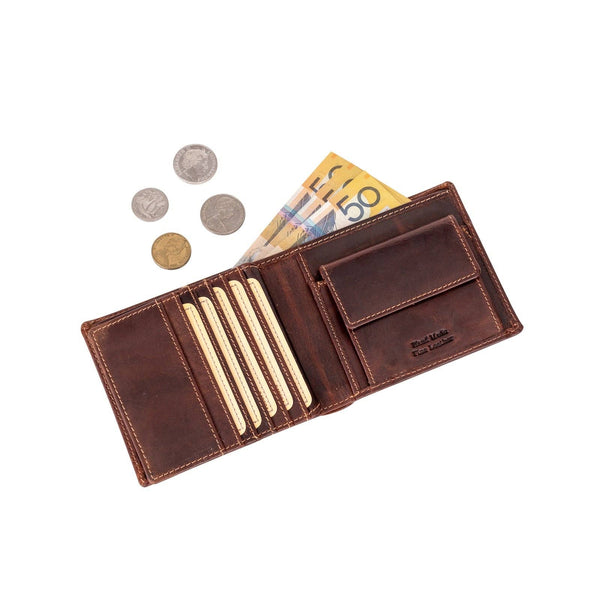Mason RFID Leather Wallet with Coin Pocket – Sandel MLW