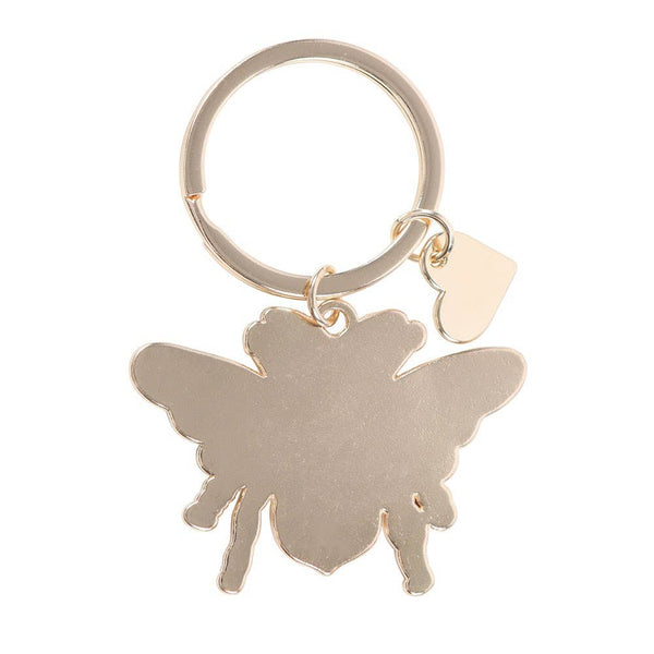 Queen Bee Enamel Keyring QBK
