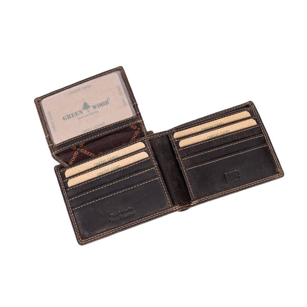 Samson RFID Leather Wallet – Brown GSB