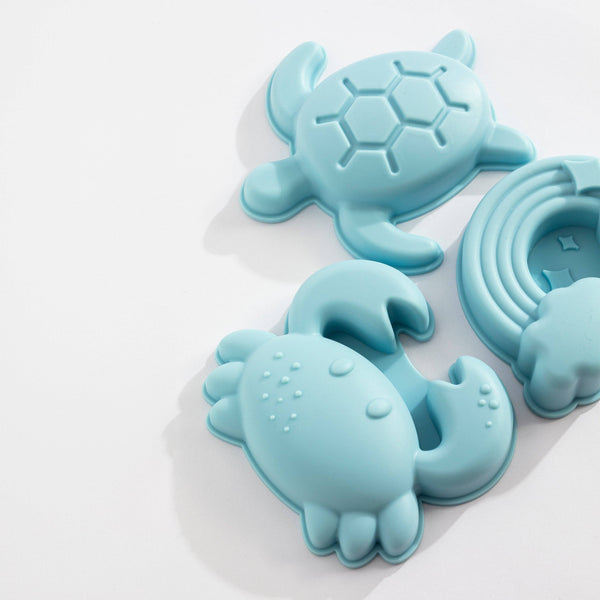8pc Silicone Bucket Set - Light Blue BSB