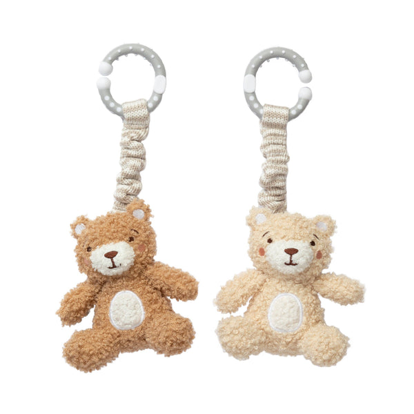 2pk Stroller Toy - Cuddly Bears SCB