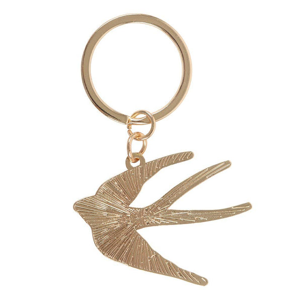 Blue Spread Your Wings Swallow Keyring BSK