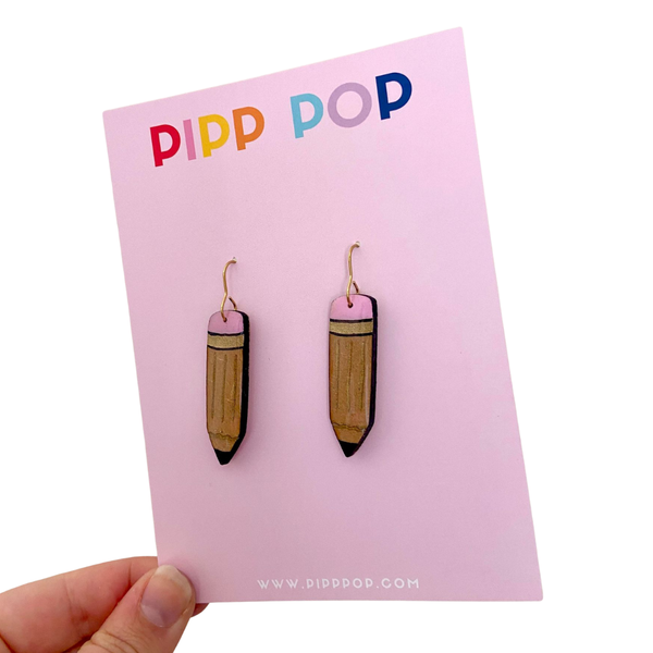Teacher Pencil Dangles Earrings TPD