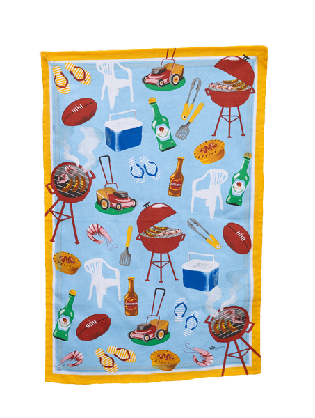 Tea Towel - Aussie Icons TAI