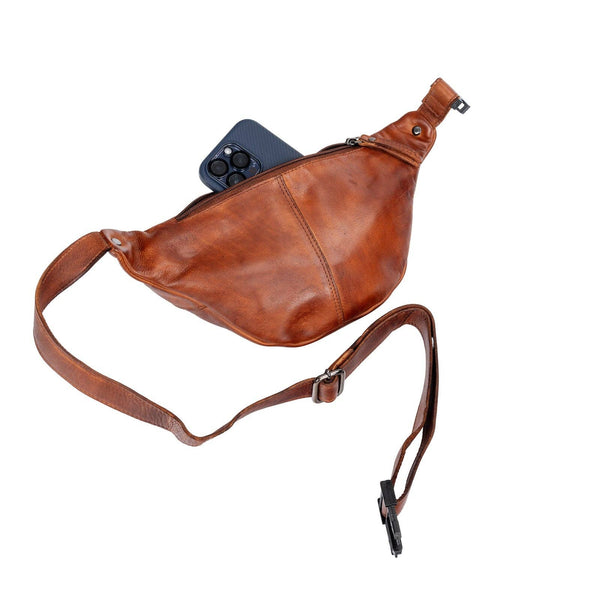 Womens Leather Bum Bag - Lina GWLB