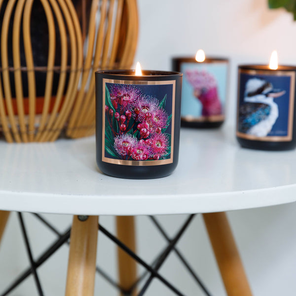 Candle * - AROMA POT - Australian artist soy candle - Wild Bush Berries APWB .