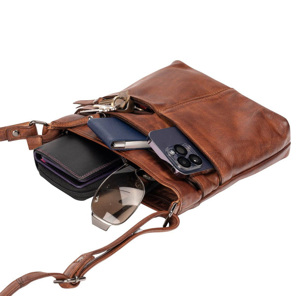 Greenwood Leather -  Shoulder Bag GLS Cognac