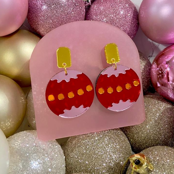 Christmas Bauble Earrings CBE