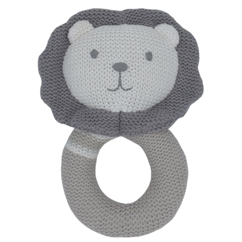 Knitted Rattle - Austin the Lion KRAL