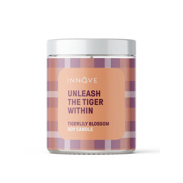 Unleash The Tiger Within Soy Candle - Tigerlily Blossom