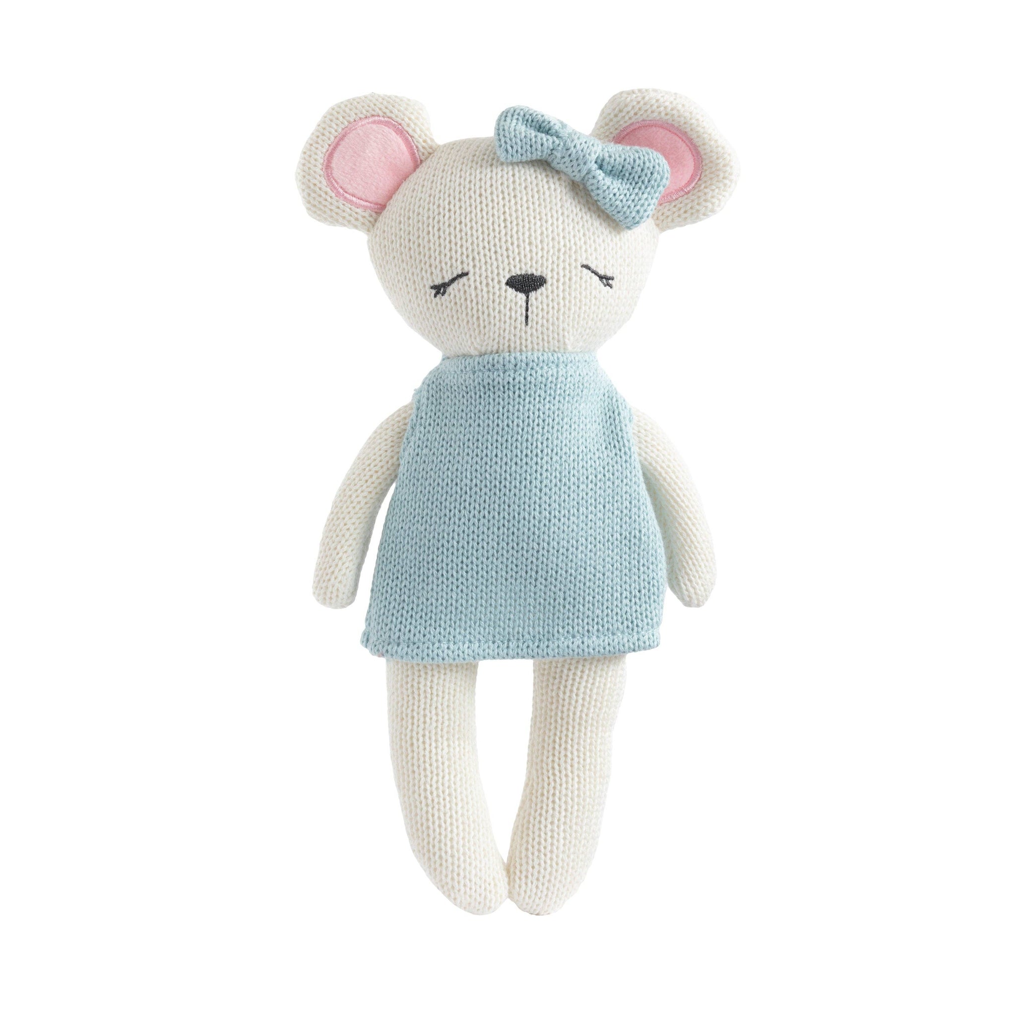 Knitted Animal Toy- Molly the Mouse 2025 KMM