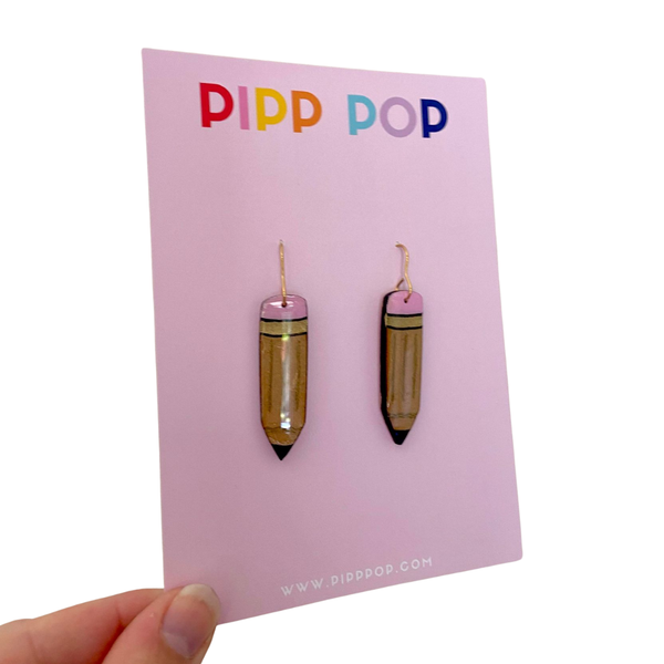 Teacher Pencil Dangles Earrings TPD