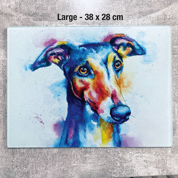 Greyhound Glass Cutting Board GGB