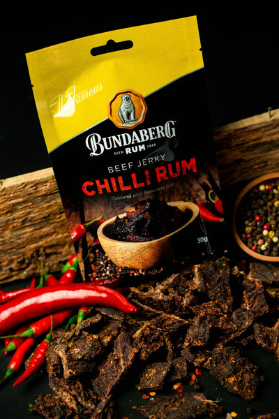 Bundaberg Rum 'Chilli Rum' Beef Jerky 30g BRJC