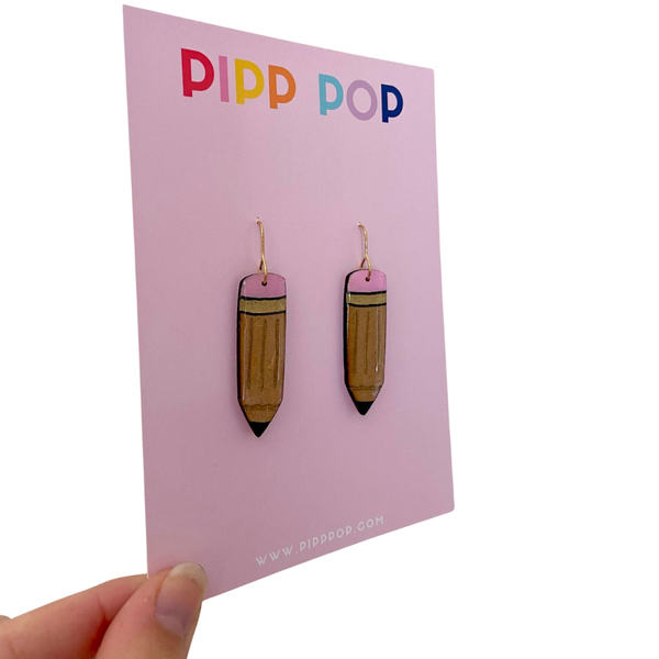 Teacher Pencil Dangles Earrings TPD