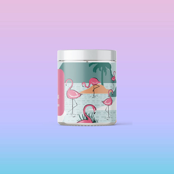 Candle - Off To The Caribbeans Soy Candle - Lime Basil Mandarin CLBM